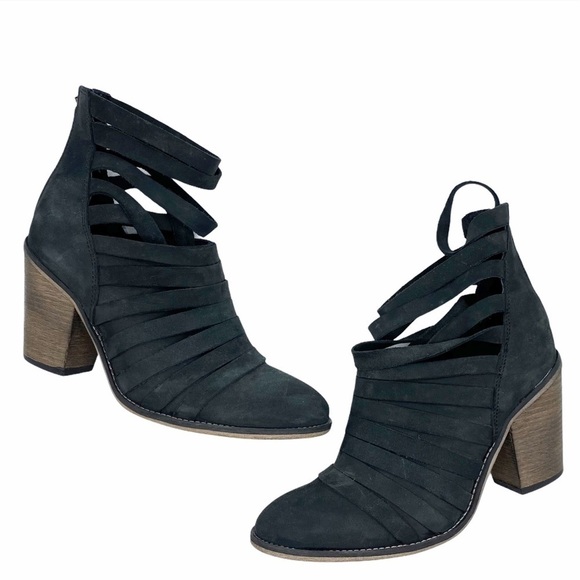 Free People Black Hybrid Heel‎ Bootie - Picture 1 of 7